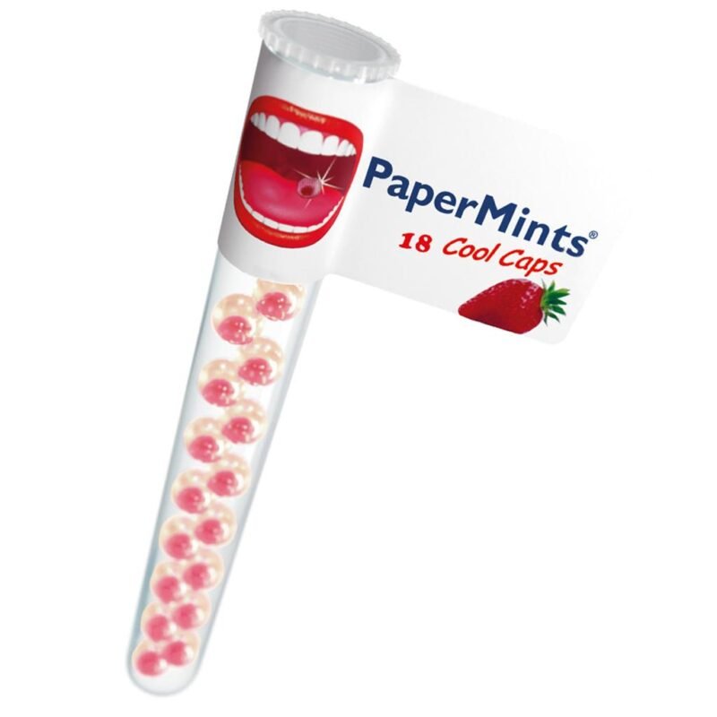 PAPERMINTS STRAWBERRY BREATH 18 CAPS