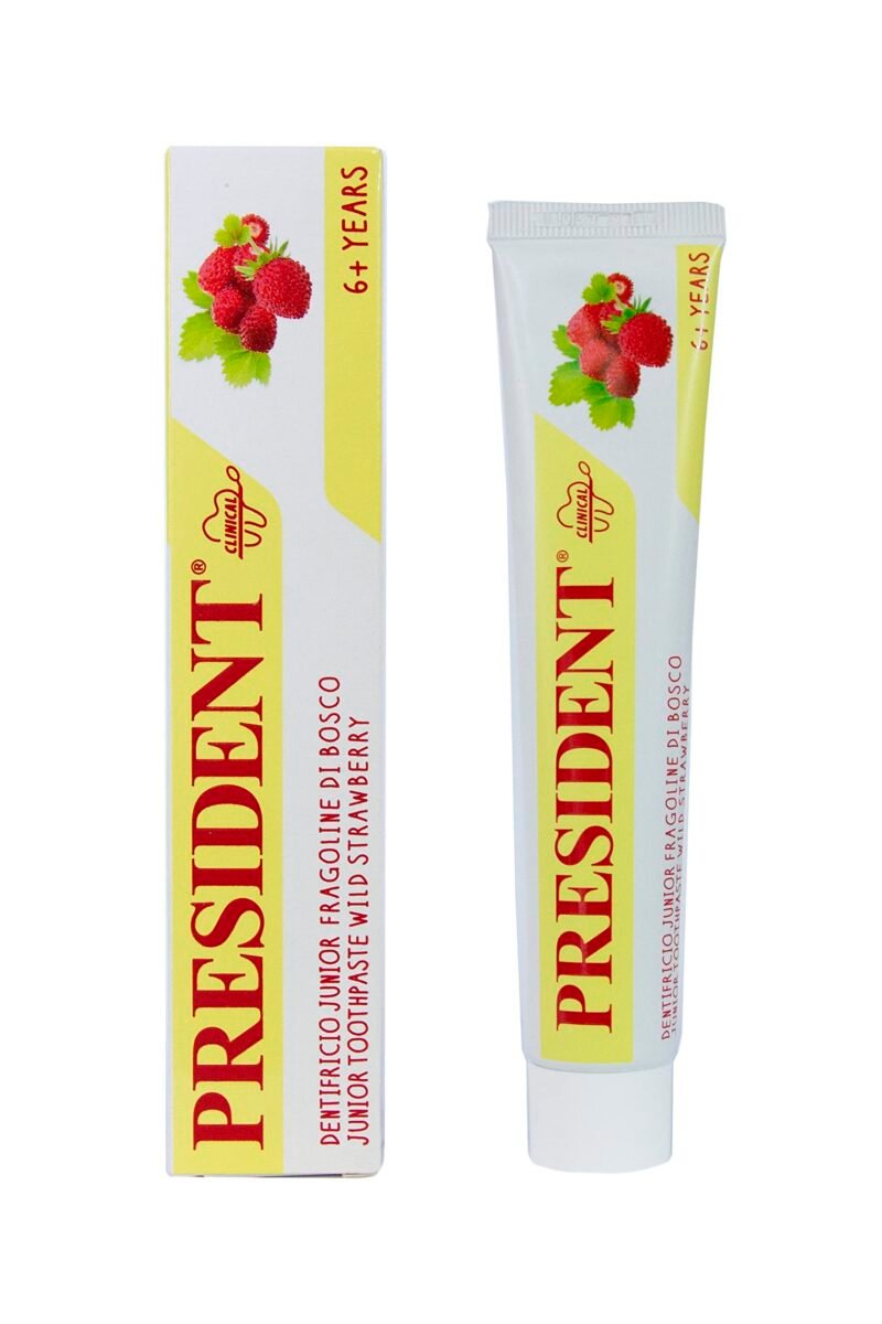 PRESIDENT 6+ KIDS STRAWBERRY 50ML TOOTHPASTE - Image 2