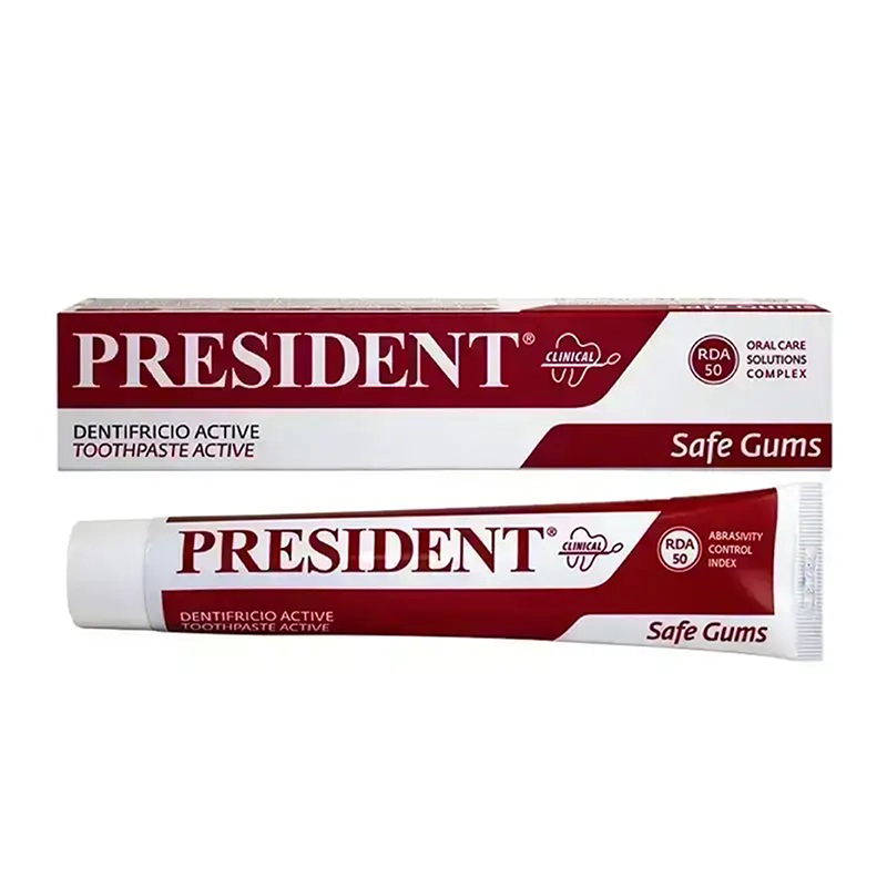 PRESIDENT ACTIVE SAFE GUM 75ML TOOTHPASTE