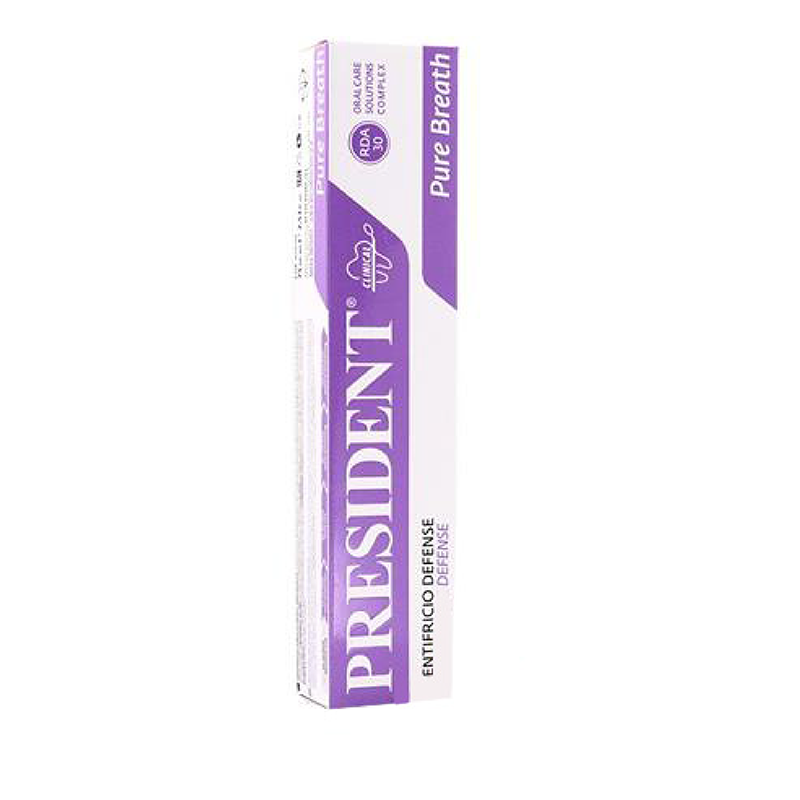 PRESIDENT DEFENSE PURE BREATH 75ML TOOTHPASTE